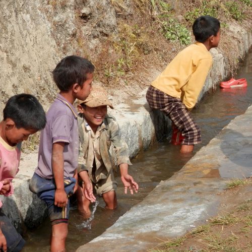 Camp water from mountain stream